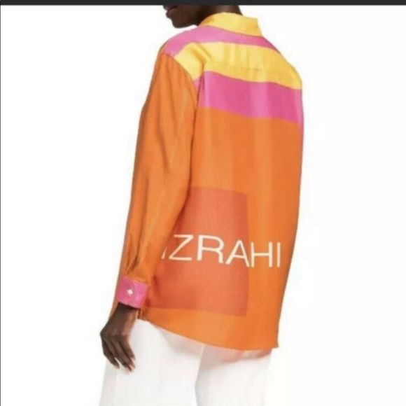 Isaac Mizrahi 20th Anniversary Collection Silk Blouse - Picture 4 of 12